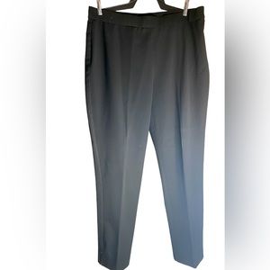 Investments straight leg black side zip dress pants